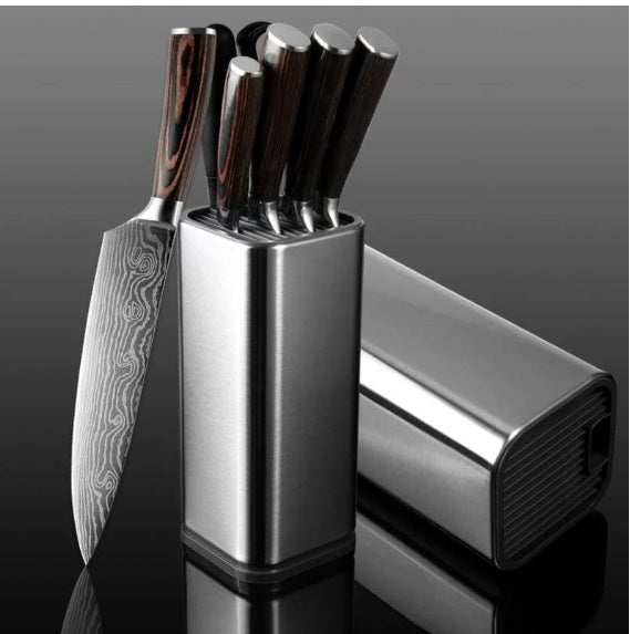 Multifunctional Kitchen Knife & Cutlery Storage Rack